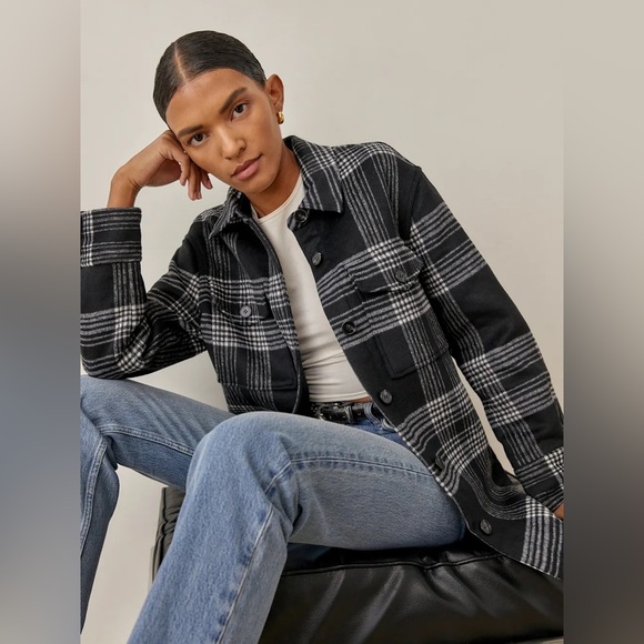 Reformation Giles Plaid Jacket - Picture 4 of 7